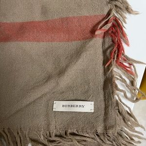 Montage Print Silk Wool Large Burberry scarf.